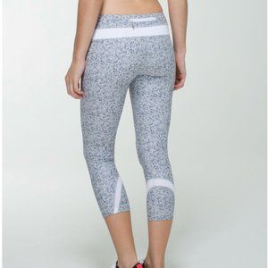 Lululemon Run Inspire Crop II Mesh Leggings